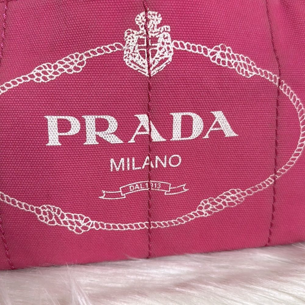 💯Authentic Prada Canapa Two Way - Small sized 🍀 - Picture 3 of 17